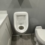 Luxury Portable Restroom Trailers 2-Station Men Urinal Fresno, CA